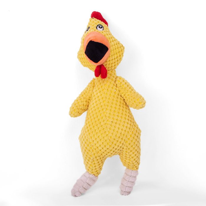 Wholesale Pineapple Screaming Chicken Plush Dog Chew Toy Durable Pet Toy For Dogs