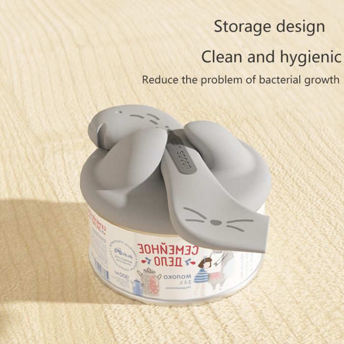 Wholesale Korean-Style Cat Pattern Airtight Lid & Spoon Set