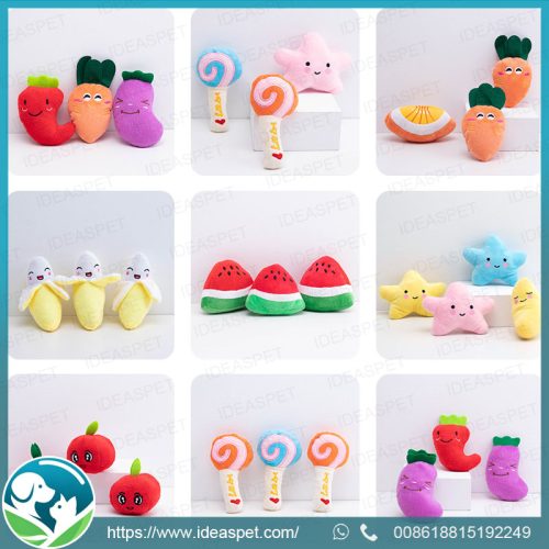 Hot Selling New Style Squeaky Fruit Dog Toys - Wholesale Customizable Pet Toys