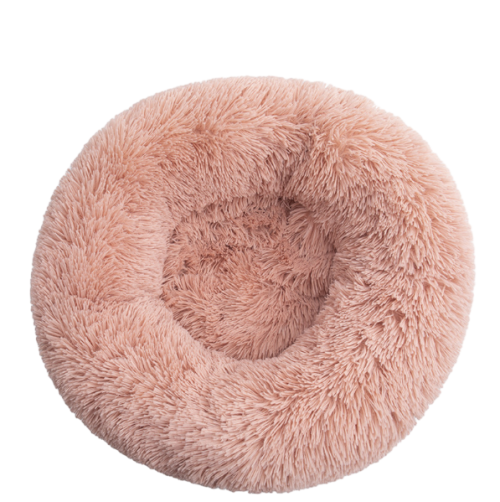 Wholesale 60cm Plush Pet Dog Bed - Comfortable, Washable Donut Cushion for Dogs and Cats