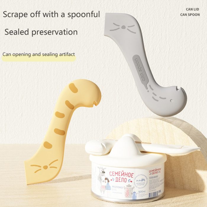 Premium Multi-functional Silicone Cat Paw Shape Can Opener and Pet Food Spatula | Wholesale from Wenzhou Ideas Pet Products Co., Ltd.