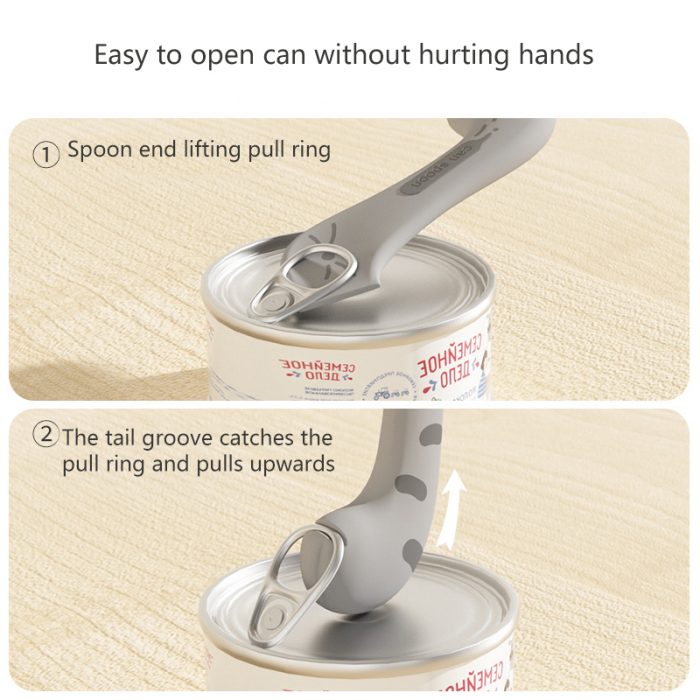 Premium Multi-functional Silicone Cat Paw Shape Can Opener and Pet Food Spatula | Wholesale from Wenzhou Ideas Pet Products Co., Ltd.