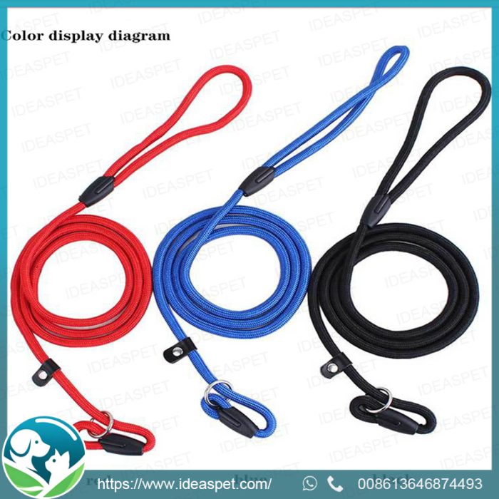 Durable Nylon Slip Lead Dog Leash - Wholesale Customizable Adjustable Pet Leash