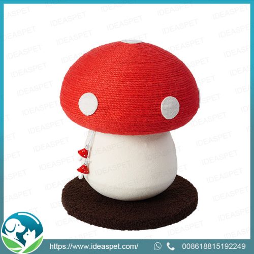 Wholesale Mushroom Cat Scratching Tree with Sisal Vertical Claw Post - Durable and Interactive Cat Furniture