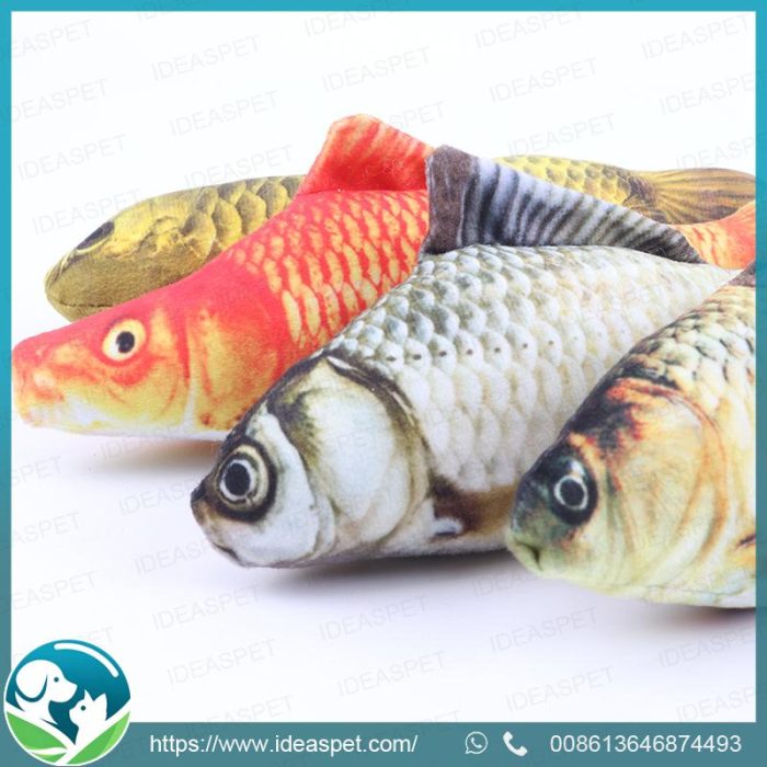 Wholesale Cat Teasing Plush Toys - Simulating Fish Interactive Cat Toys for Wholesale