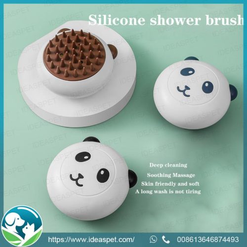 Wholesale Custom Soft Silicone Pet Bath Brush - Eco-Friendly Grooming Tool for Pets