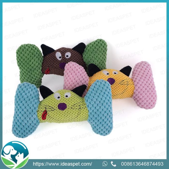 Durable Nylon Stuffed Squeaky Custom Plush Dog Toy