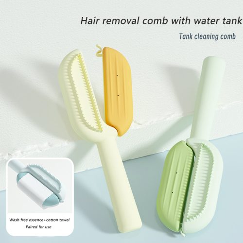 2024 New Design Pet Brush with Water Dispenser - Innovative 2-in-1 Grooming Tool