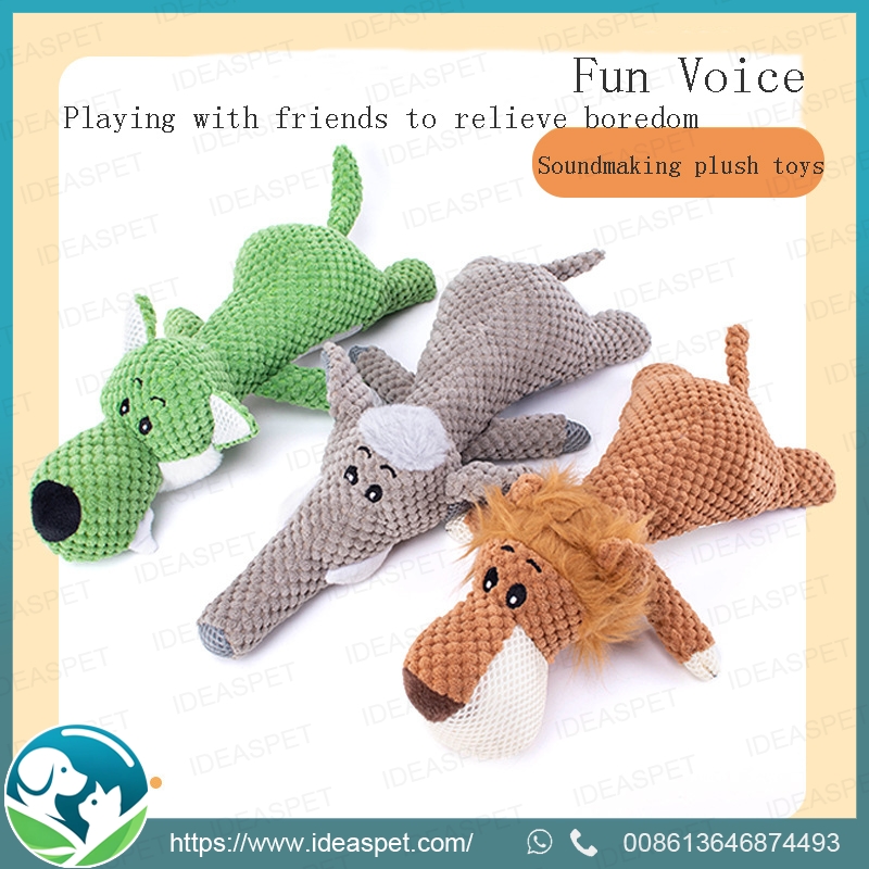 Durable Dog Voice Plush Chew Toy - Interactive & Safe Pet Chew Toy